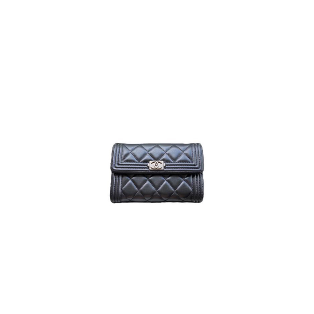 Chanel boy long wallet