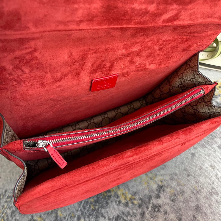GG Supreme Medium Dionysus Shoulder Bag