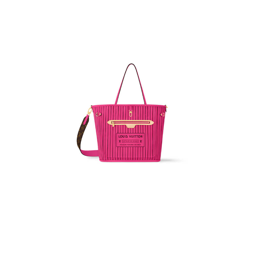 LV NEVERFULL BANDOULIÈRE INSIDE OUT Medium Handbag