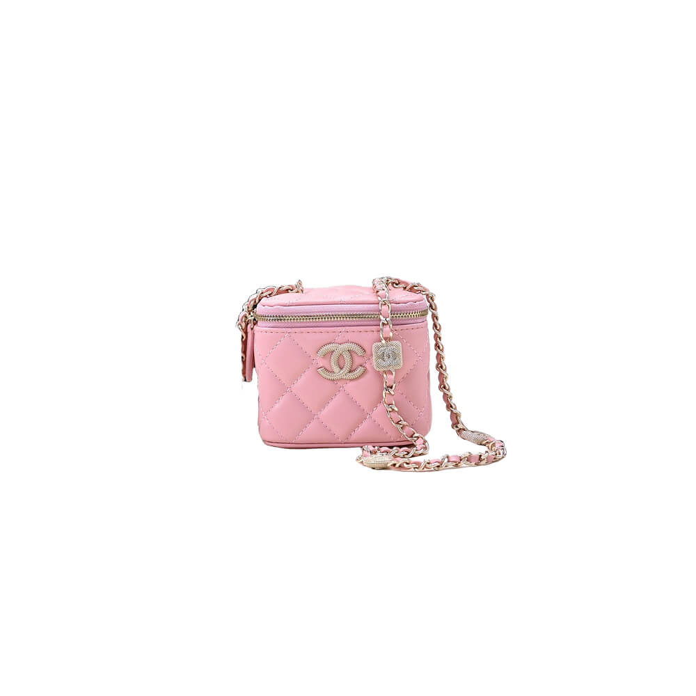 CHANEL Small Vanity with Chain(HIGH-END GRADE)