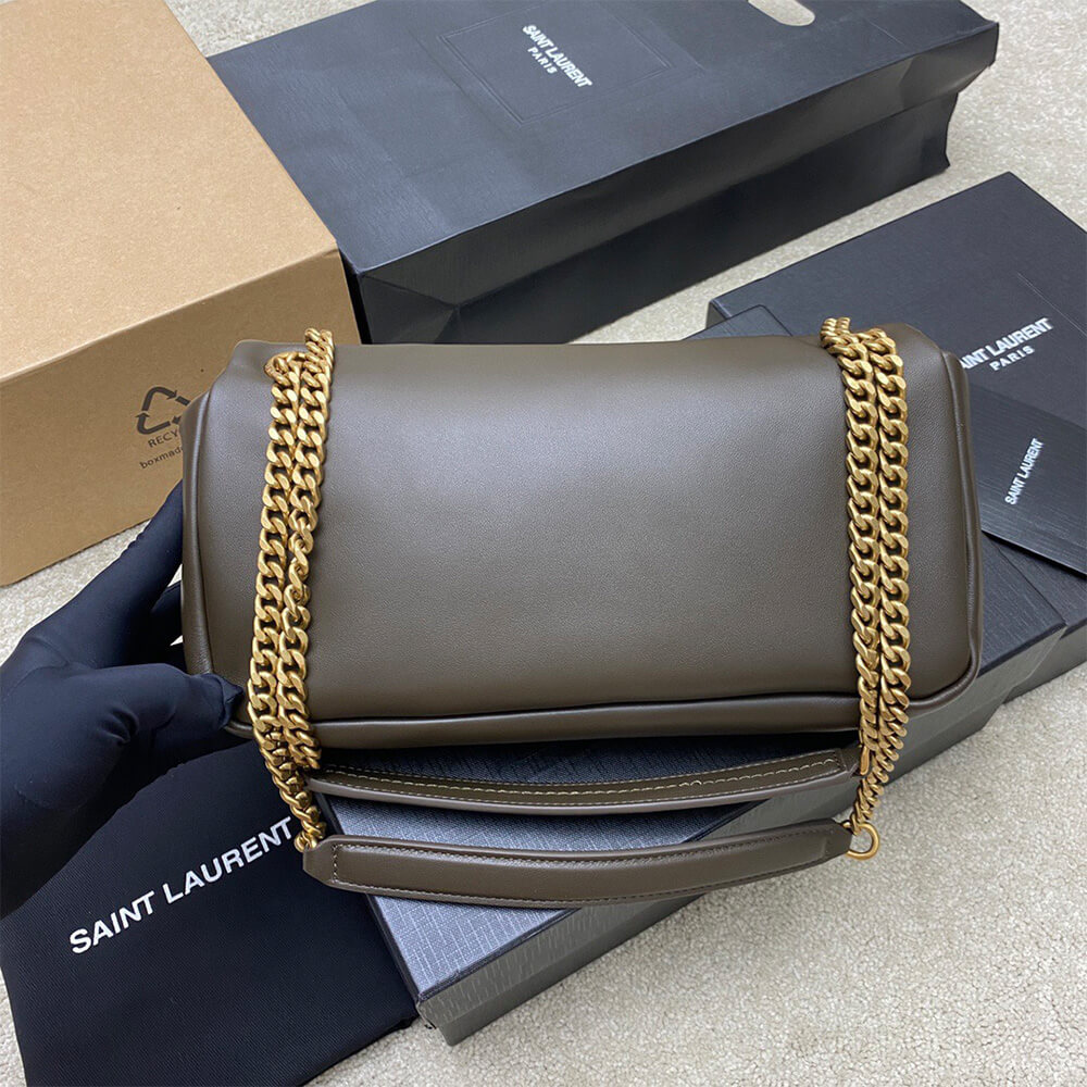 YSL calypso small in plunged lambskin
