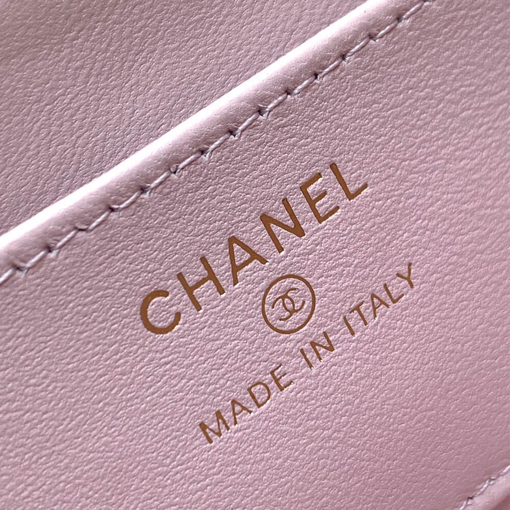 Chanel FLAP PHONE HOLDER WITH CHAIN(HIGH-END GRADE)